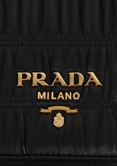 prada nappa gaufre shoulder bag.